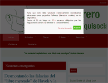 Tablet Screenshot of andresherrero.com